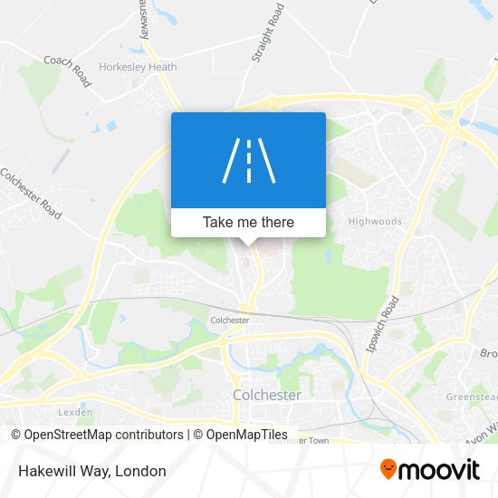 Hakewill Way map