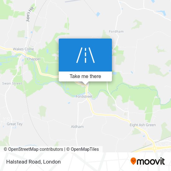 Halstead Road map