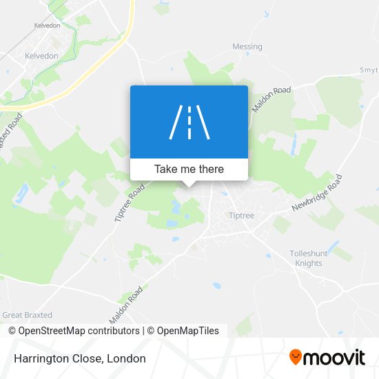 Harrington Close map