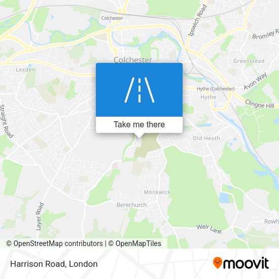 Harrison Road map