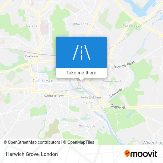 Harwich Grove map
