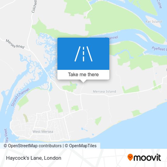 Haycock's Lane map