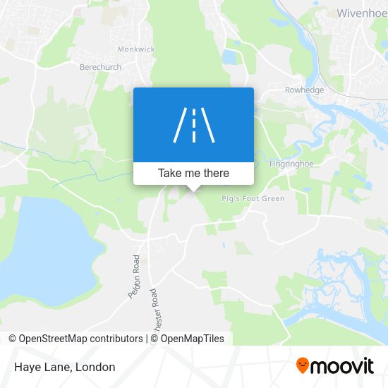 Haye Lane map