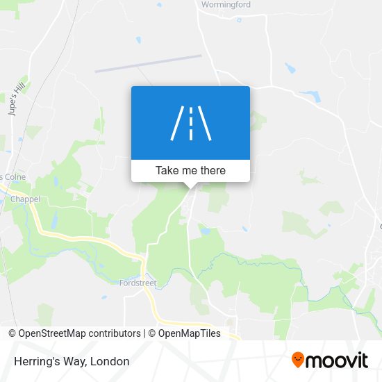 Herring's Way map