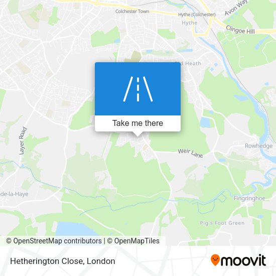 Hetherington Close map