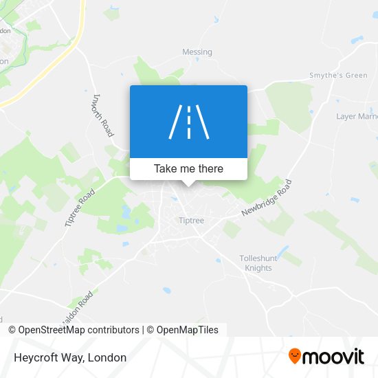 Heycroft Way map