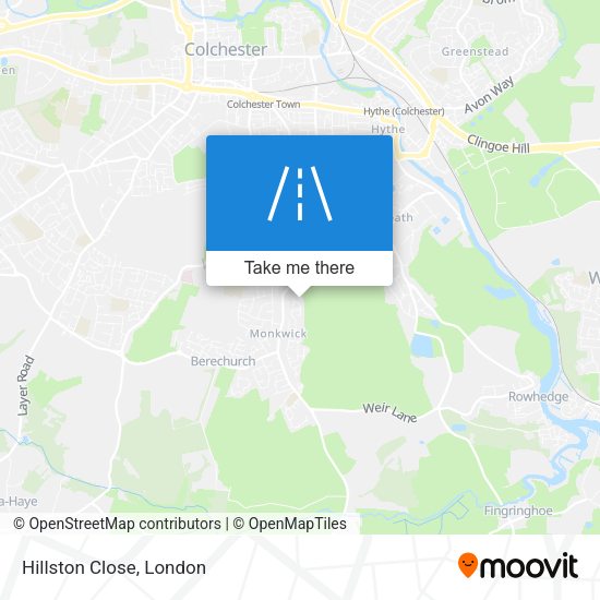 Hillston Close map