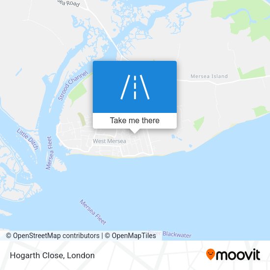 Hogarth Close map