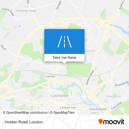 Holden Road map
