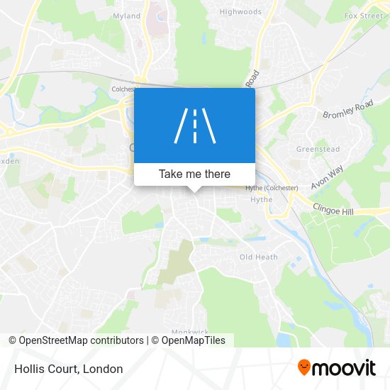 Hollis Court map
