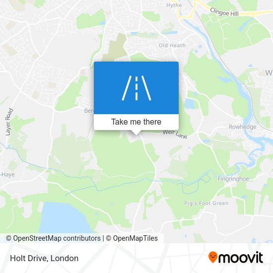 Holt Drive map