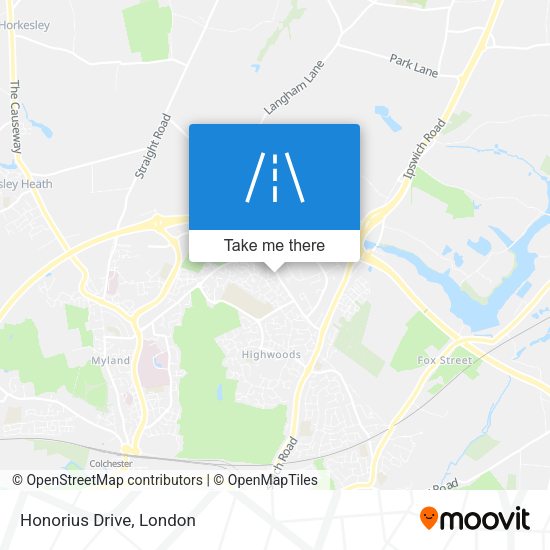 Honorius Drive map