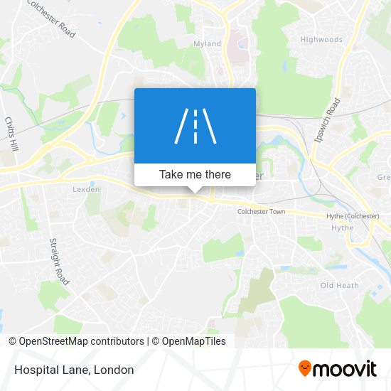 Hospital Lane map