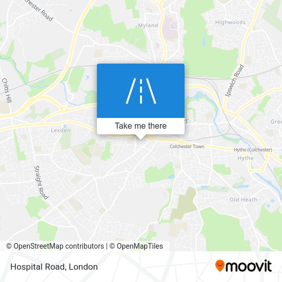 Hospital Road map