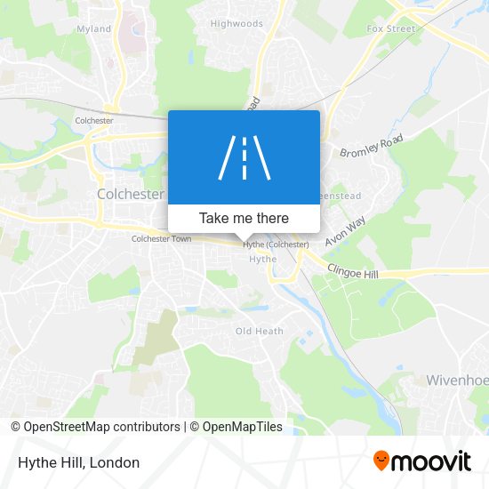 Hythe Hill map