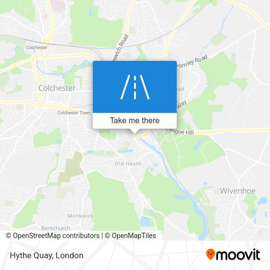 Hythe Quay map