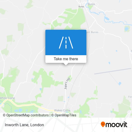 Inworth Lane map