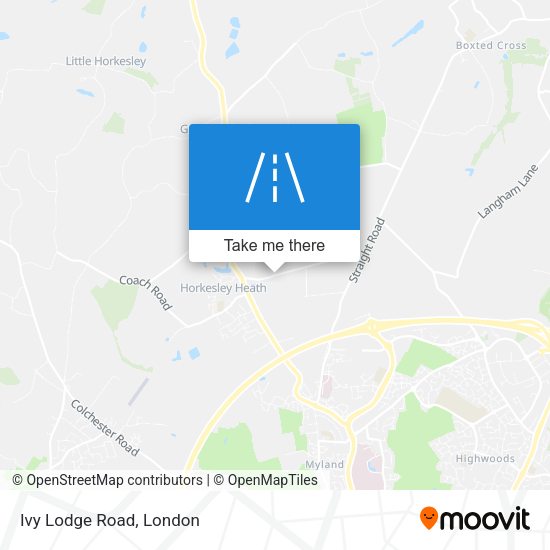 Ivy Lodge Road map