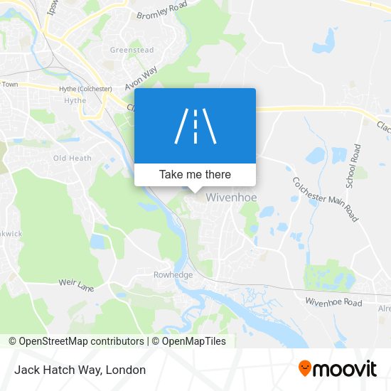 Jack Hatch Way map