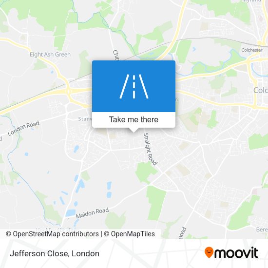 Jefferson Close map