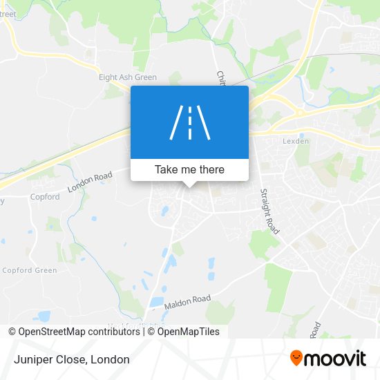 Juniper Close map