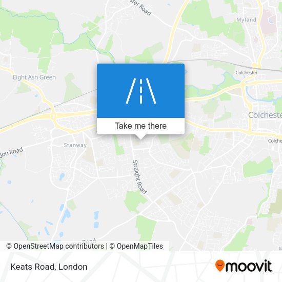 Keats Road map