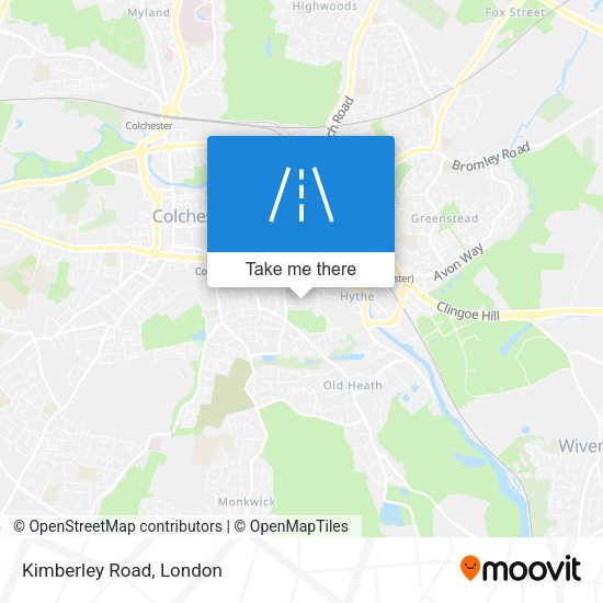 Kimberley Road map