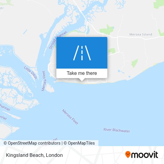 Kingsland Beach map