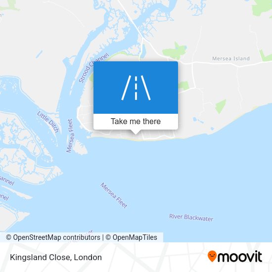 Kingsland Close map