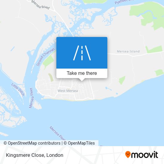 Kingsmere Close map