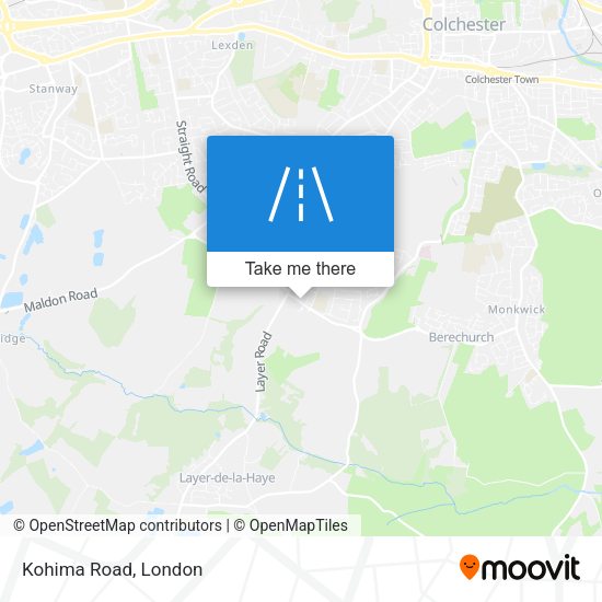 Kohima Road map