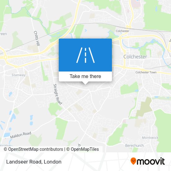 Landseer Road map