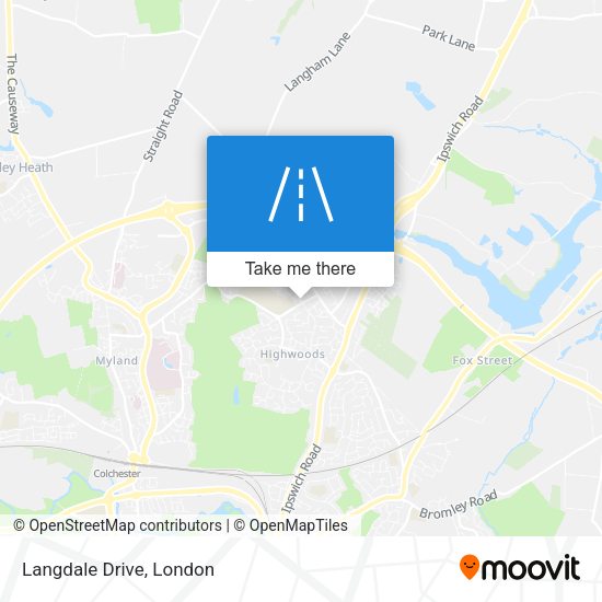Langdale Drive map