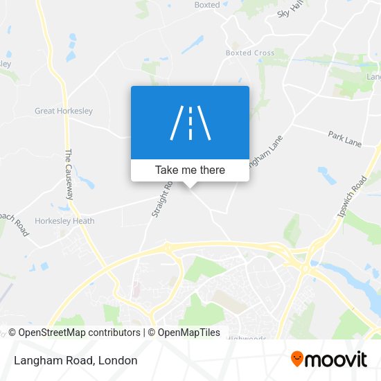 Langham Road map