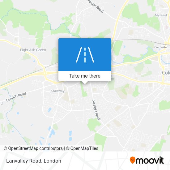 Lanvalley Road map
