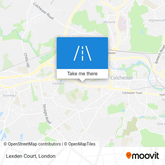 Lexden Court map