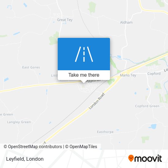 Leyfield map
