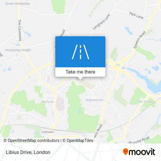 Libius Drive map
