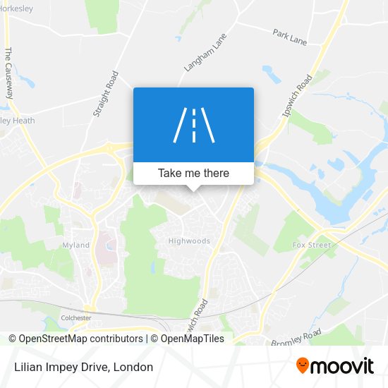 Lilian Impey Drive map