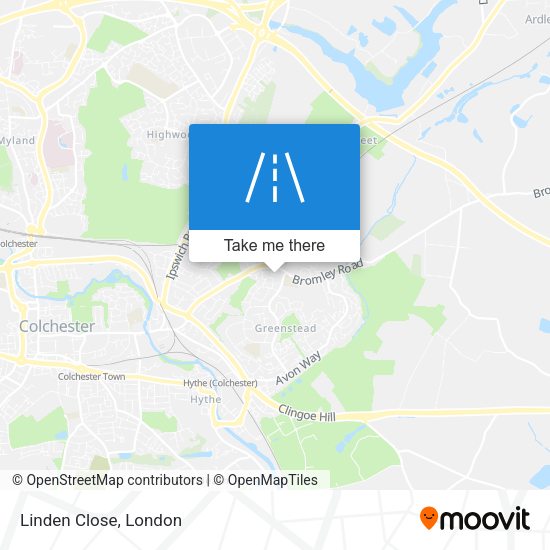 Linden Close map