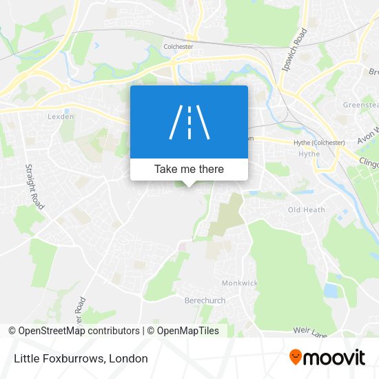 Little Foxburrows map