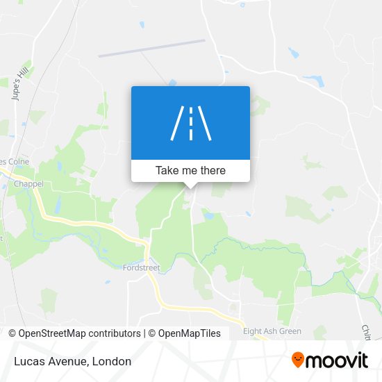 Lucas Avenue map