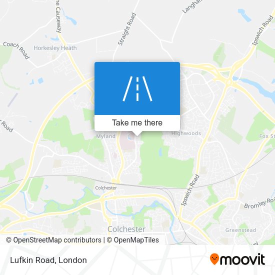 Lufkin Road map
