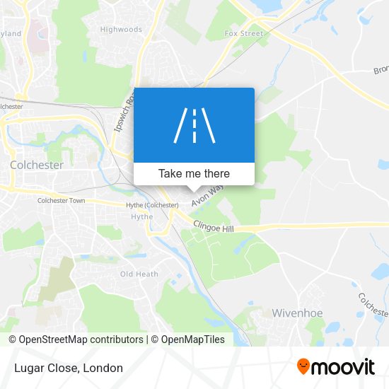 Lugar Close map