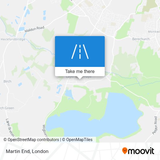 Martin End map
