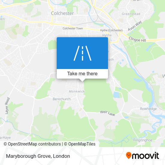 Maryborough Grove map