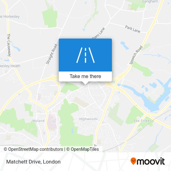 Matchett Drive map