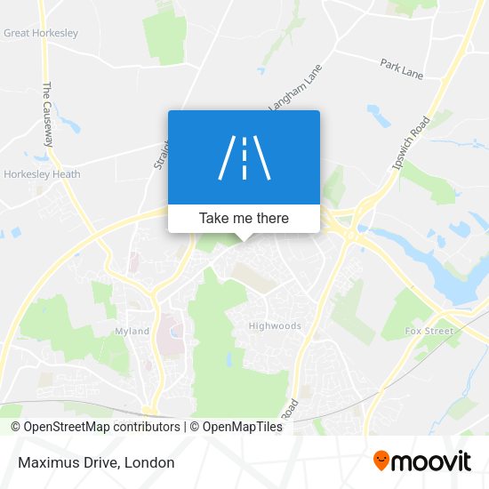 Maximus Drive map