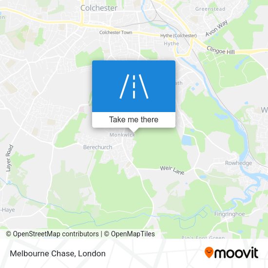 Melbourne Chase map