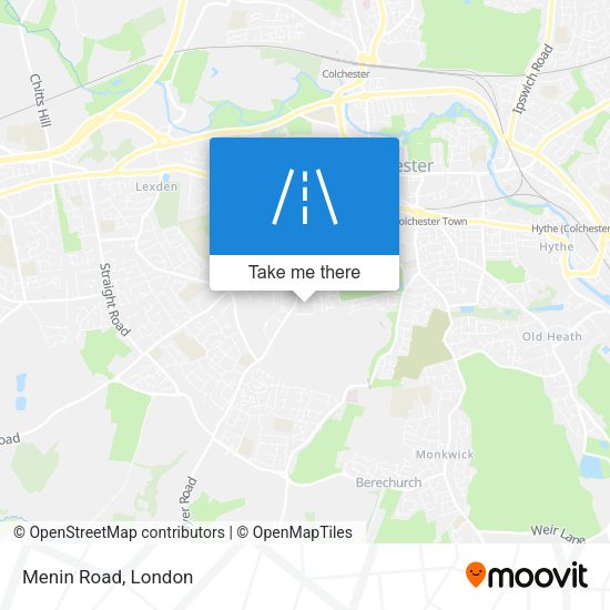 Menin Road map